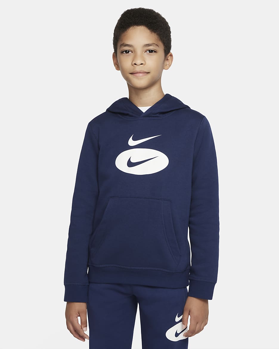 Nike Sportswear Big Kids Boys Pullover Hoodie